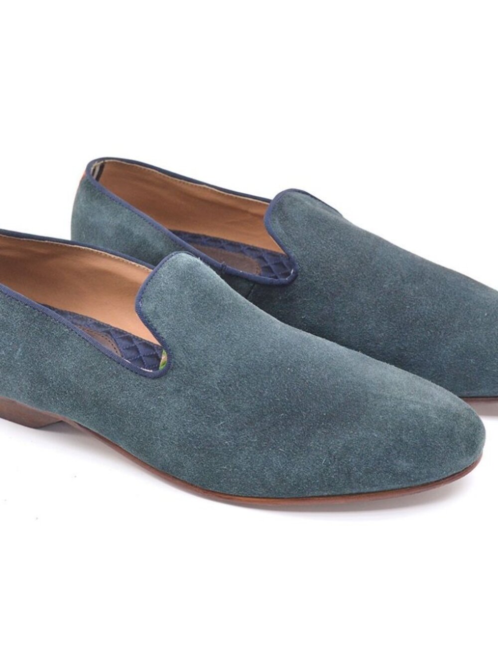 Men House of Hounds Emperor Blue Venetian Loafers 45